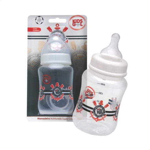 Mamadeira Corinthians Bico Redondo Tamanho 02 Livre de BPA 260ml - Kids Gol - comprar online