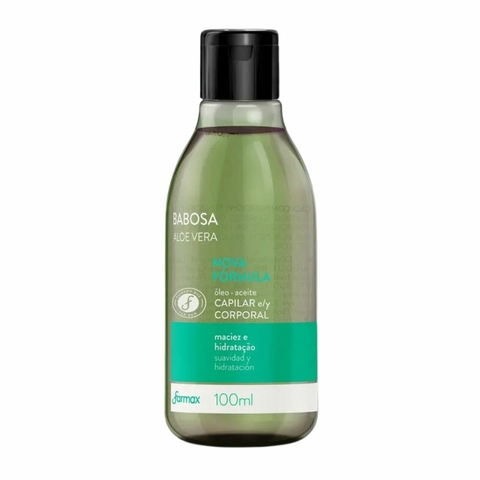 Óleo de Babosa Para Cabelo e Corpo 100ml - Farmax
