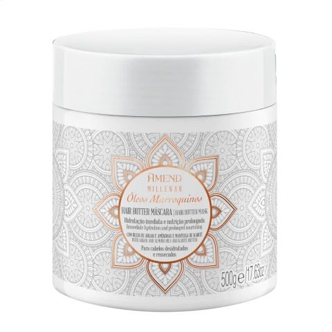 Amend Millenar Óleos Marroquinos Hair Butter Máscara Capilar 500g - comprar online