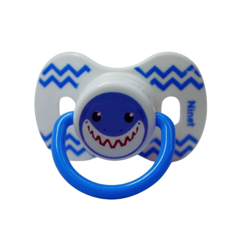 Chupeta Oval Color Bico Redondo Livre De Bpa Azul - Ninet - comprar online