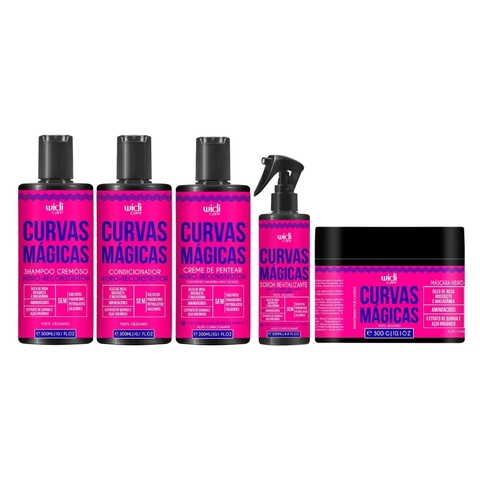 Kit Widi Care Curvas Magicas Shampoo Cond Creme Soroh Masc