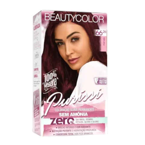 Tinta Para Cabelo Sem Amônia Puríssi 66.26 Marsala - BeautyColor