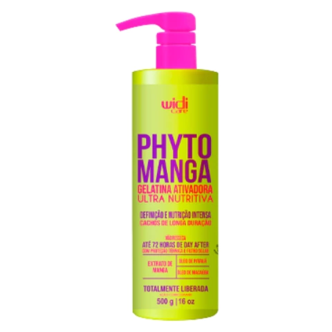 Gelatina Ativadora Phytomanga Ultra Nutritiva 500g - Widi Care