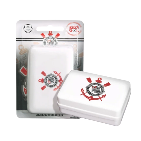 Saboneteira Oficial do Corinthians Livre de BPA - Kids Gol Times - comprar online