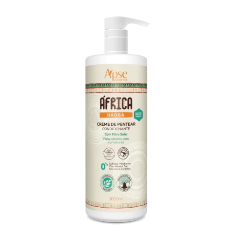 Creme De Pentear Condicionante Africa Baobá Apse 1l