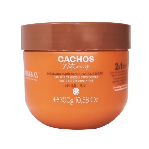 Arvensis Máscara 2x1 Cachos Naturais Crespos e Crespíssimos 300g