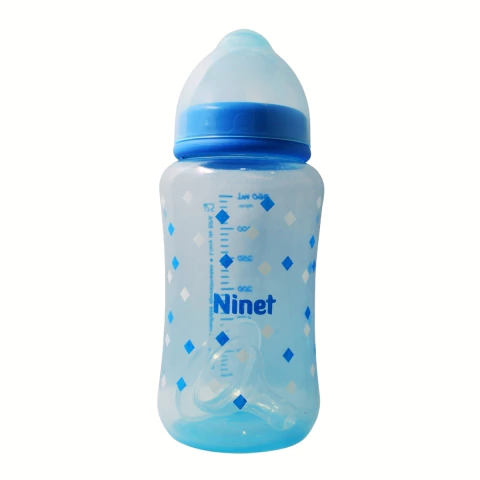 Mamadeira Azul Bico Redondo Tamanho 2 Livre de BPA 360ml - Ninet