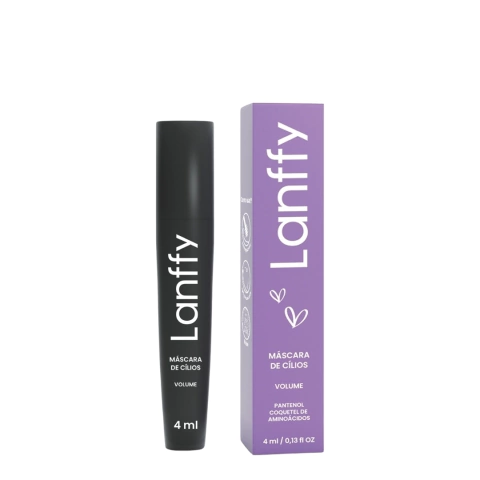 Máscara De Cílios Volume E Destaque Maquiagem Lanffy 4ml
