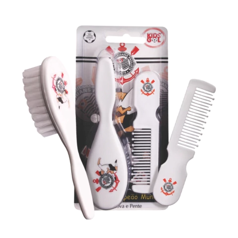 KIDS GOL TIMES CORINTHIANS KIT 1 ESCOVA E 1 PENTE REF0344 - comprar online