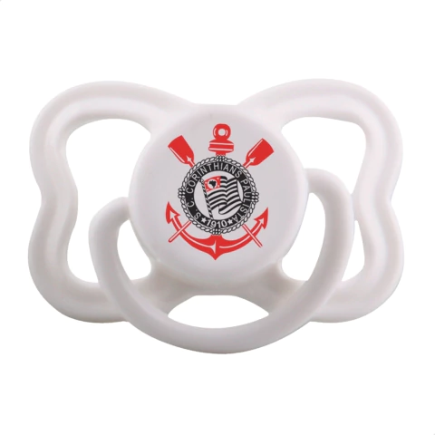 Chupeta Borboleta Corinthians Oficial Tamanho 01 Livre de BPA - Kids Gol - comprar online