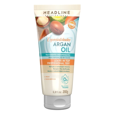 Leave In Profissional 10x1 Argan Oil Headline 200g