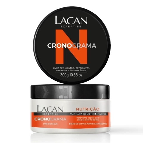 Mascara Alto Impacto Cronograma Lacan 300g Nutrição Capilar