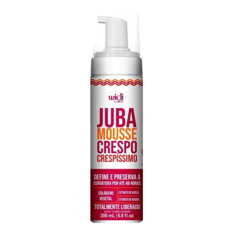 Mousse Para Crespos e Crespíssimos Juba Widi Care 200ml