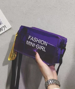 Bolsa/pochete transparente fashion - loja online