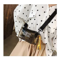 Bolsa/pochete transparente fashion - comprar online
