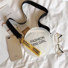 Bolsa fashion redonda transparente - comprar online