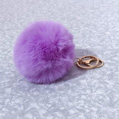 Chaveiro de pompom