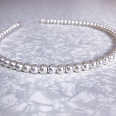 Tiara pérolas média - comprar online