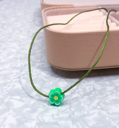 Gargantilha Choker Flor - loja online