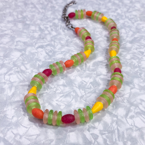 Gargantilha Choker pôr do sol