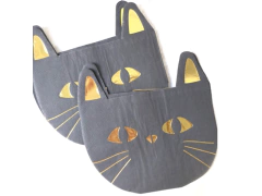 Servilleta Gato Negro x 12 Unidades - comprar online
