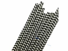 Sorbete Chevron Negro x 25 Unidades