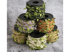 Hilo de yute con hojitas x 2 mts