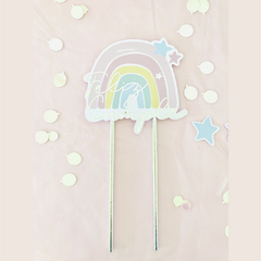 Cake Topper Lovley Arco Iris