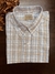 Camisa a cuadros celeste, beige y blanco - comprar online