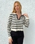 Blusa Modal Listrada Polo - Vanilla Store
