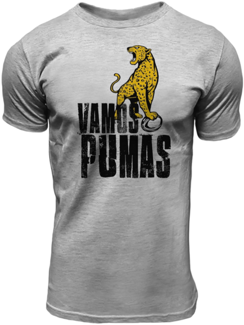 Remera Brickton ¡Vamos Pumas! gris melange