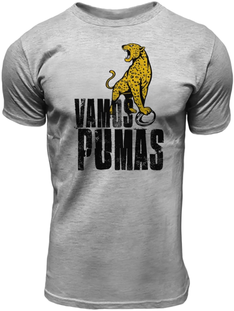 Remera Brickton ¡Vamos Pumas! gris melange