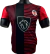 Camiseta de Microfibra de Toulouse Roja y Negra