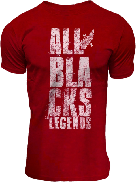 Remera Brickton All Blacks Roja