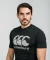 Remera De Entrenamiento Canterbury Modelo Dublin Negra - Rugbier Store