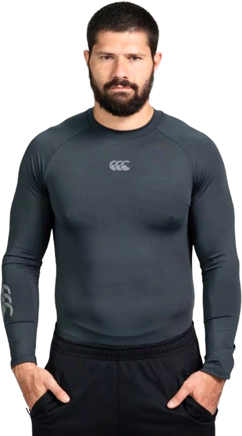 Remera Térmica Canterbury Para Entrenar color Gris - comprar online