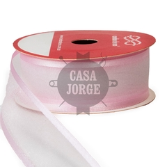 Cinta Organza Dancer De 8mm Cordón De Oro X 18.28 Mts