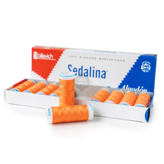 Hilo Sedalina De Algodón Caja x 10 Bobinas 90 Metros c/u Colores Clásicos