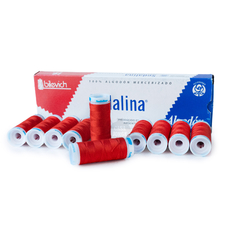 Hilo Sedalina De Algodón Caja x 10 Bobinas 90 Metros c/u Colores Clásicos - CASA JORGE