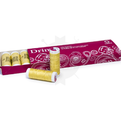 Hilo De Poliester Drima N126 10 Bobinas De 91,4 Metros C/u Blanco o Negro - tienda online