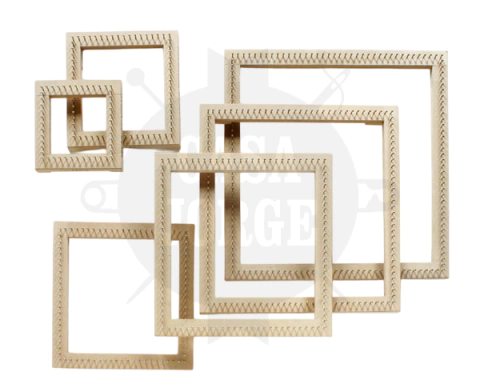 Telar Cuadrado de Fibrofacil 35x35 - comprar online