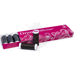 Hilo De Poliester Drima N126 10 Bobinas De 91,4 Metros C/u Blanco o Negro - tienda online