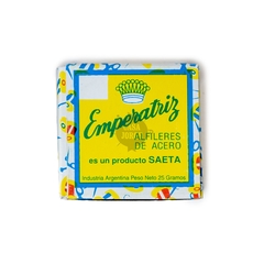 Alfileres Comunes Acero Niquelado Marca Emperatriz De 25 Gs