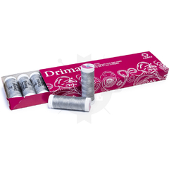 Hilo De Poliester Drima N126 10 Bobinas De 91,4 Metros C/u Blanco o Negro - tienda online