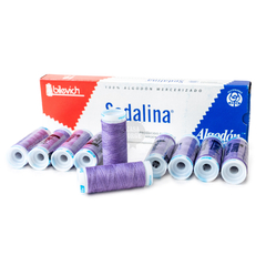 Hilo Sedalina De Algodón Caja x 10 Bobinas 90 Metros c/u Colores Clásicos - CASA JORGE