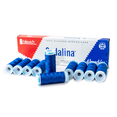 Hilo Sedalina De Algodón Caja x 10 Bobinas 90 Metros c/u Colores Clásicos