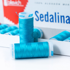 Hilo Sedalina De Algodón Caja x 10 Bobinas 90 Metros c/u Colores Clásicos en internet