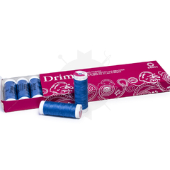 Hilo De Poliester Drima N126 10 Bobinas De 91,4 Metros C/u Blanco o Negro - tienda online