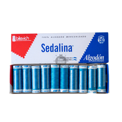 Hilo Sedalina De Algodón X 10 Bobinas 90 Metros