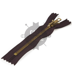 Cierres Metal Bronce Cad 5 Automático Fijo Ykk 14 Cm X Unid - CASA JORGE